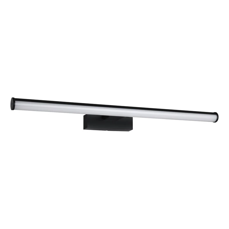 Eglo LED Mirror Light Vadumi, Bathroom lamp, Plastic lamp in Black and White, Neutral IP44, 60 cm Long