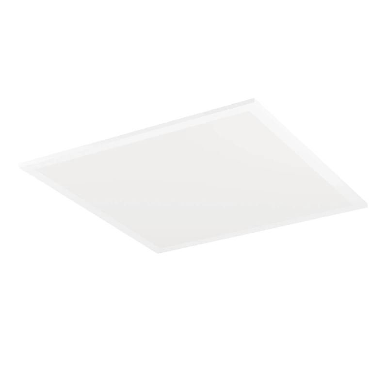 Eglo Connect.z Smart-Home LED Panel Moradillo-Z, 40x40 cm, ZigBee Ceiling Light Fixture, Matte, app and Voice Control Alexa, Warm-Cool White, RGB, dimmable, White Flush Mount lamp