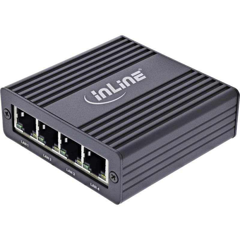Inline USB-A Network Adapter, 4X RJ45 Gigabit, USB 3.2 Gen.1, 33380V