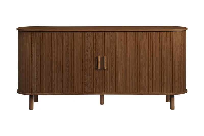 Birlea Axel 2 Door Fluted Sideboard Walnut