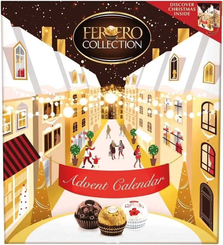 Ferraro Collection Premium Chocolate Christmas Advent Calendar 259g - Perfecr for Festive 2025.