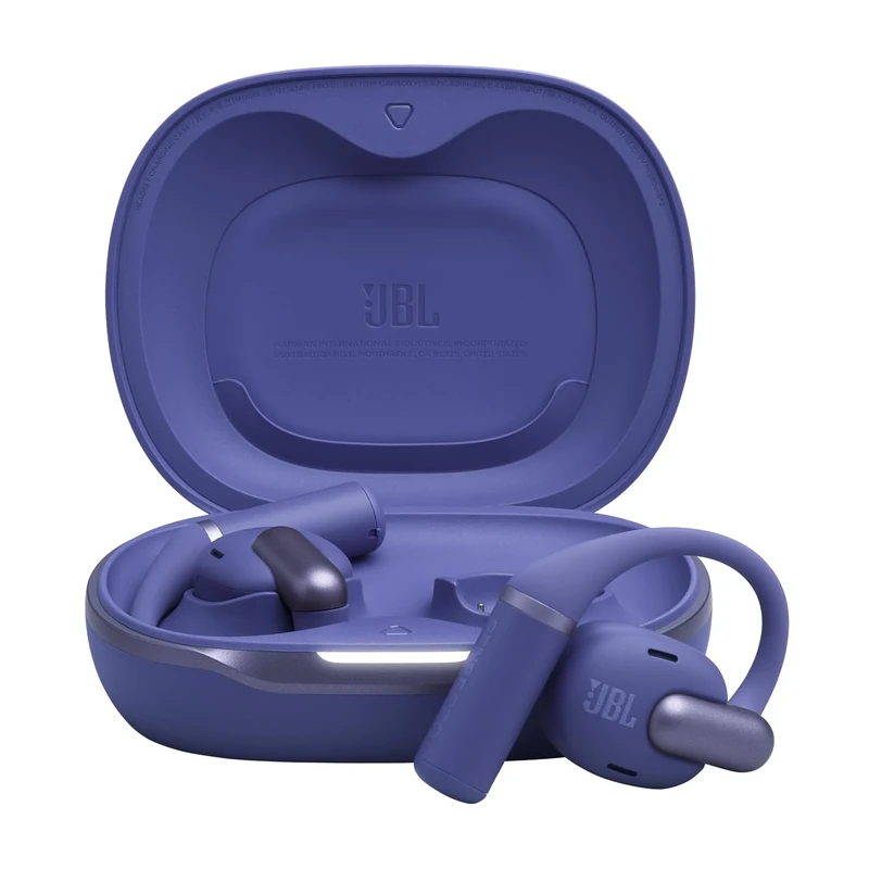 JBL Sense Pro True Wireless Open-Ear Headphones, Hi-Res Audio Wireless, Up to 38 Hours Total Playtime, 4 Beamforming Mics, IP54 Water & Dust-Resistant, JBL OpenSound Technology & Spatial Sound, Blue