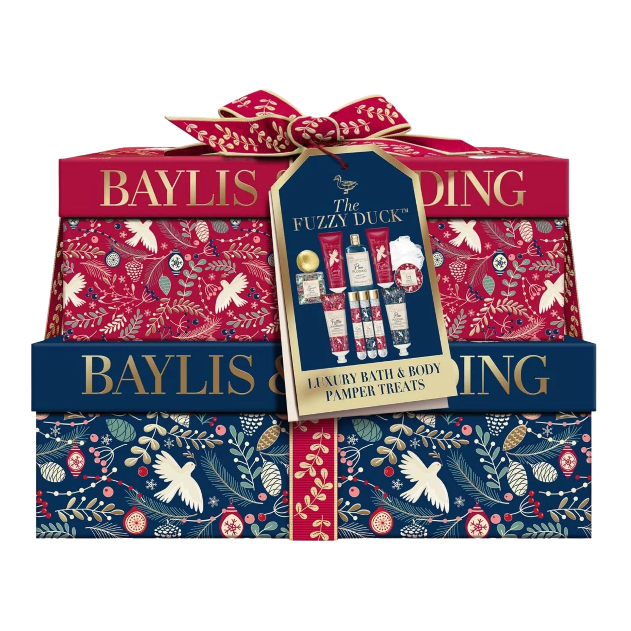 Katsy Style The Fuzzy Duck Beauty Gift Set - Bath Bubbles, Soap, Bath Bomb, Shower Crème, Body Wash, Lotion, Body Butter, Bath Soak Crystals, Body Polisher, Multi Piece Collection