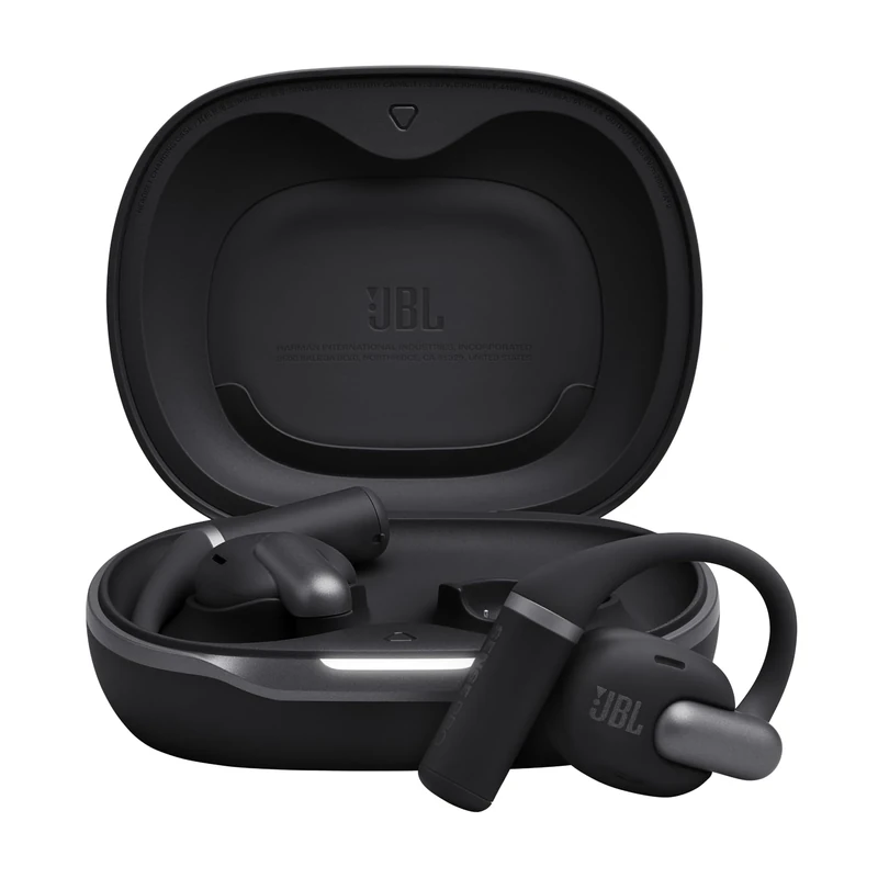 JBL Sense Pro True Wireless Open-Ear Headphones, Hi-Res Audio Wireless, Up to 38 Hours Total Playtime, 4 Beamforming Mics, IP54 Water & Dust-Resistant, JBL OpenSound Technology & Spatial Sound, Black