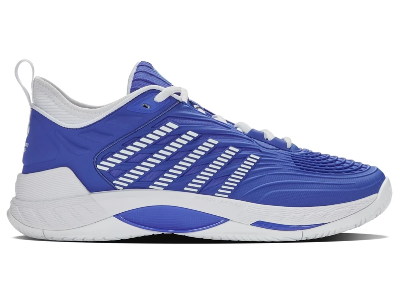 K-Swiss Men's Hypercourt Supreme 2 Tennis Shoe, Dazzling Blue/White/Baltic Sea, 12 UK