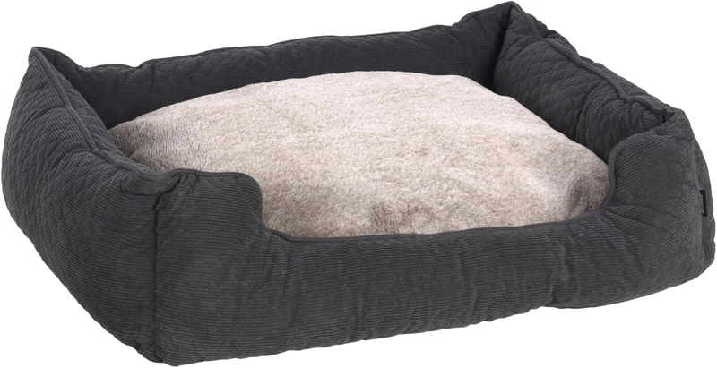 Basket Fahra Rectangle Dark grey 80x67x22cm - Image 1