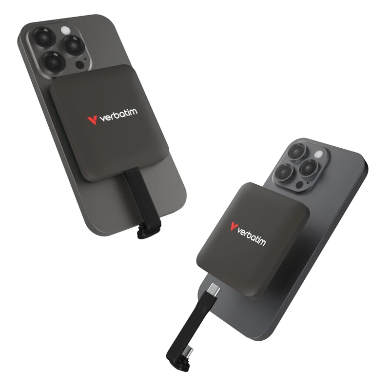 Verbatim Snapback SSD 512GB, External SSD, USB 3.2 Gen 2x2, up to 1900MB/s Read & 1800MB/s Write, Portable External Hard Drive with 20 cm USB-C Cable, for iPhone, Android, PC & Mac, Mocha Metallic