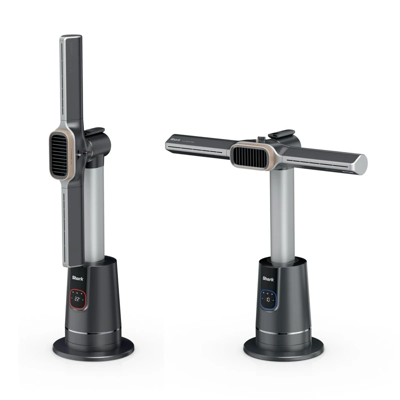 Shark TurboBlade Cool + Heat Tower Fan and Heater, Bladeless Cooling and Fast Heating with Thermo IQ, Dual Modes with 180° Oscillation, Remote Control, Charcoal, TH200UK