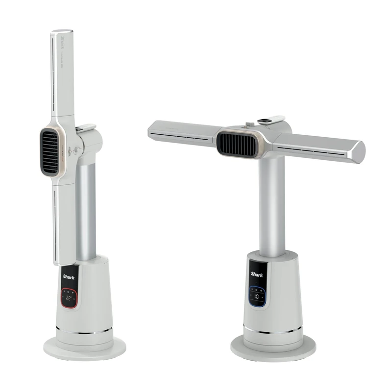 Shark TurboBlade Cool + Heat Tower Fan and Heater, Bladeless Cooling and Fast Heating with Thermo IQ, Dual Modes with 180° Oscillation, Remote Control, Whte, TH200UK