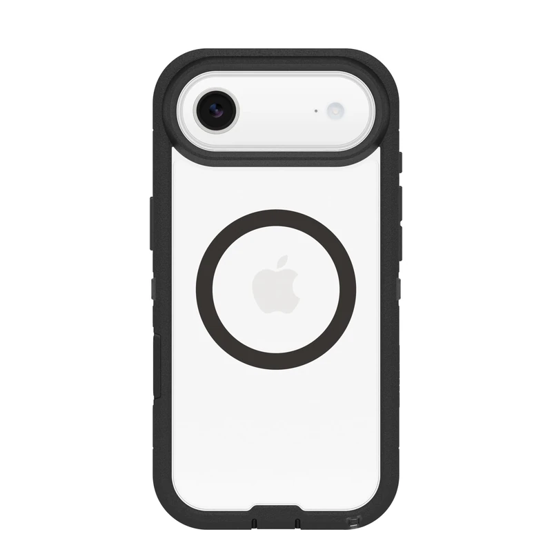 OtterBox iPhone Air Defender Series Pro XT Clear Case - Dark Side - Black - Tough, Rugged & Durable iPhone Case, Snaps on MagSafe