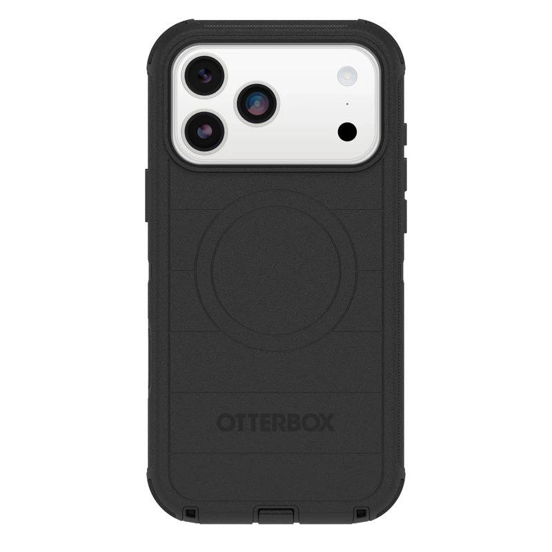 OtterBox iPhone 17 Pro Max Defender Pro Series Case - Black - Tough, Rugged & Durable iPhone Case, Snaps on MagSafe