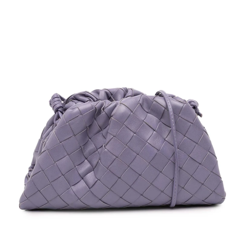 Bottega Veneta Pre-Loved Nappa Intrecciato The Mini Pouch Crossbody Bag
