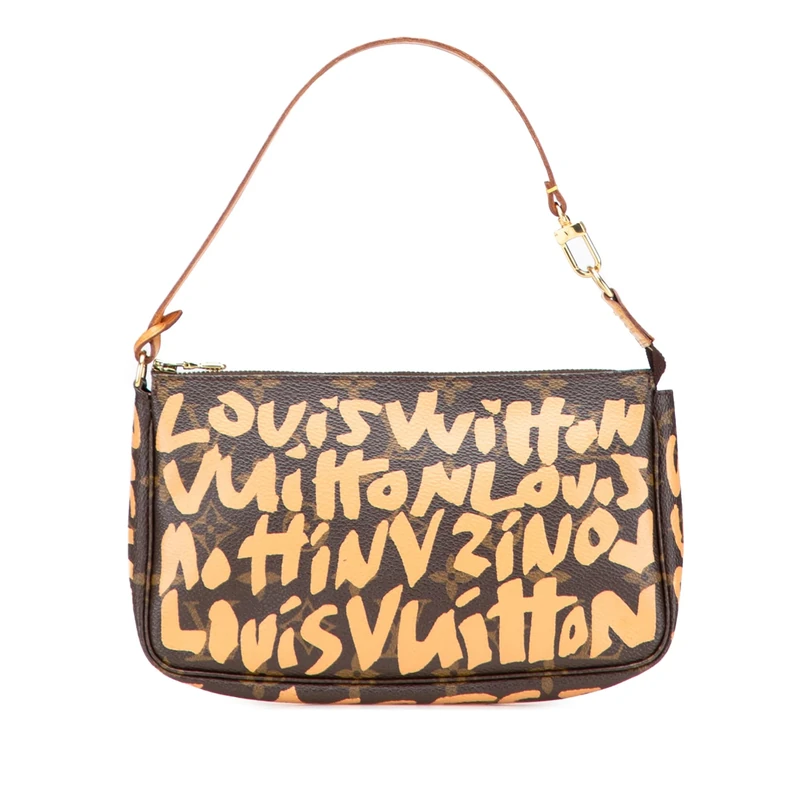 Louis Vuitton Pre-Loved Stephen Sprouse Monogram Graffiti Pochette Accessoires Shoulder Bag