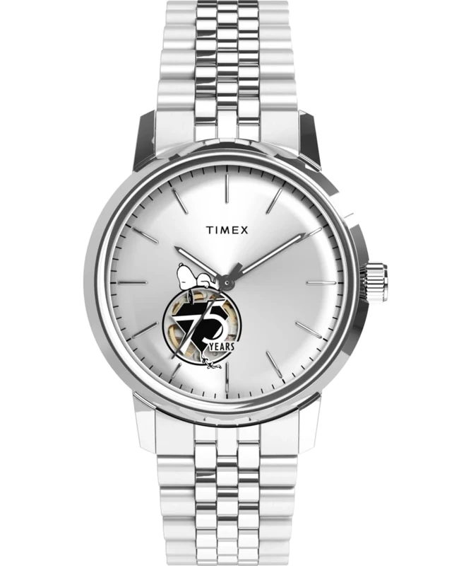Timex Herren Analog Automatik Armbanduhr Peanuts Marlin