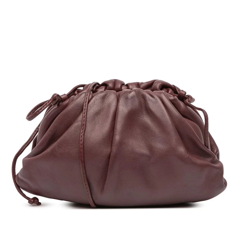 Bottega Veneta Pre-Loved Lambskin The Mini Pouch Crossbody Bag
