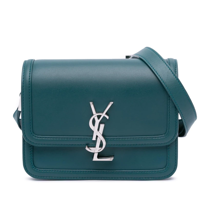 Yves Saint Laurent Pre-Loved Small Leather Solferino Satchel In Box Crossbody Bag