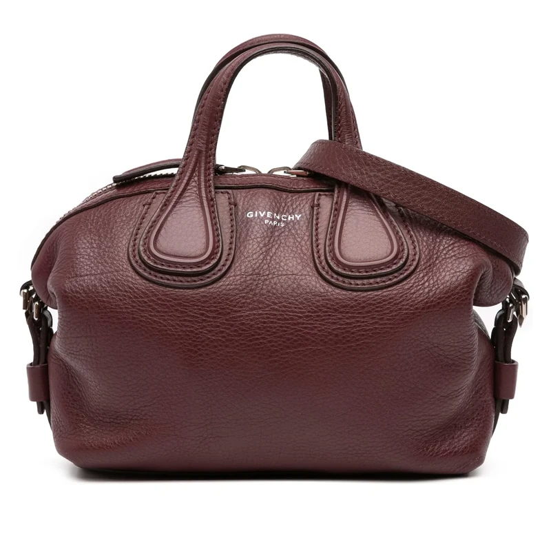 Givenchy Pre-Loved Micro Leather Nightingale Satchel