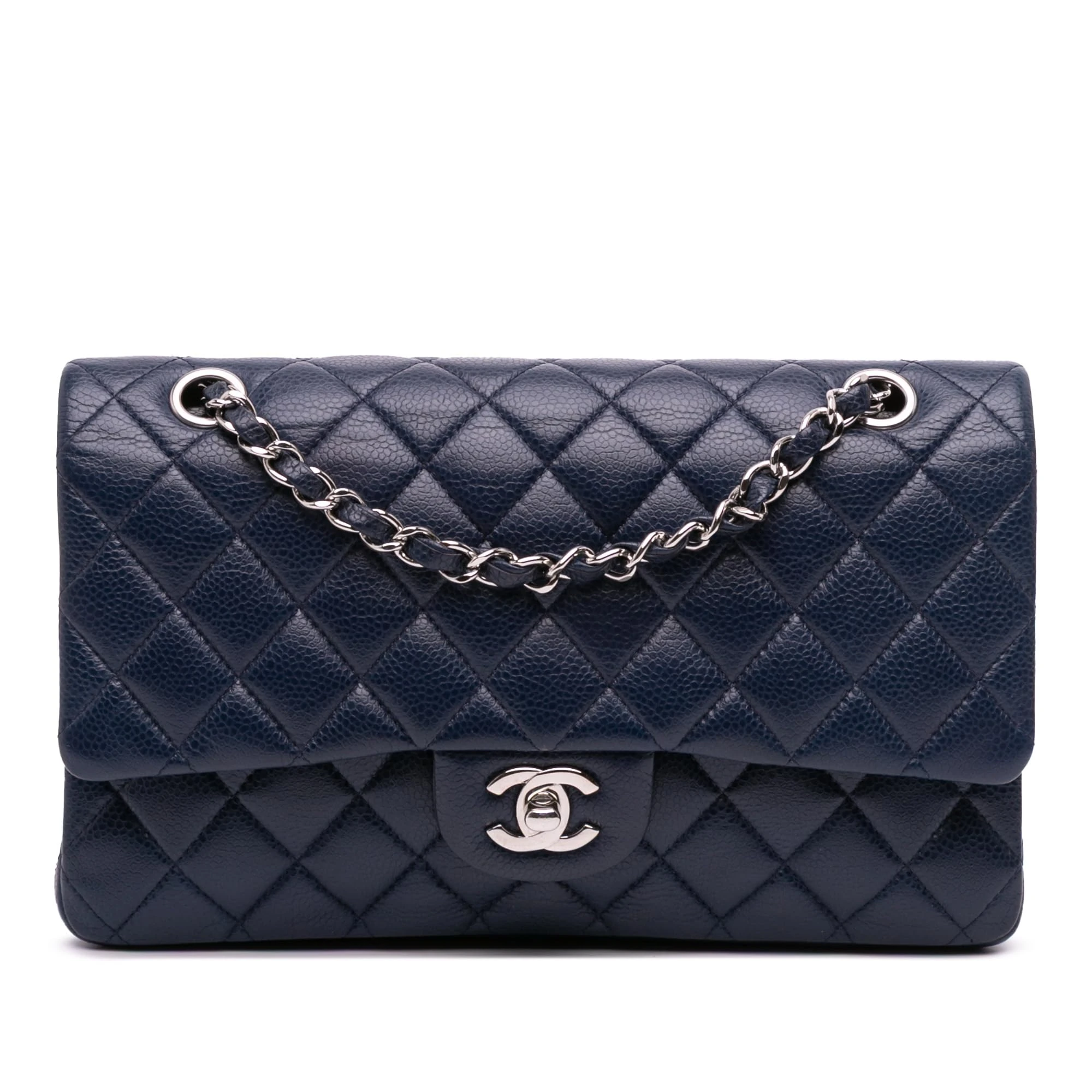 Chanel Pre-Loved Medium Classic Caviar Double Flap