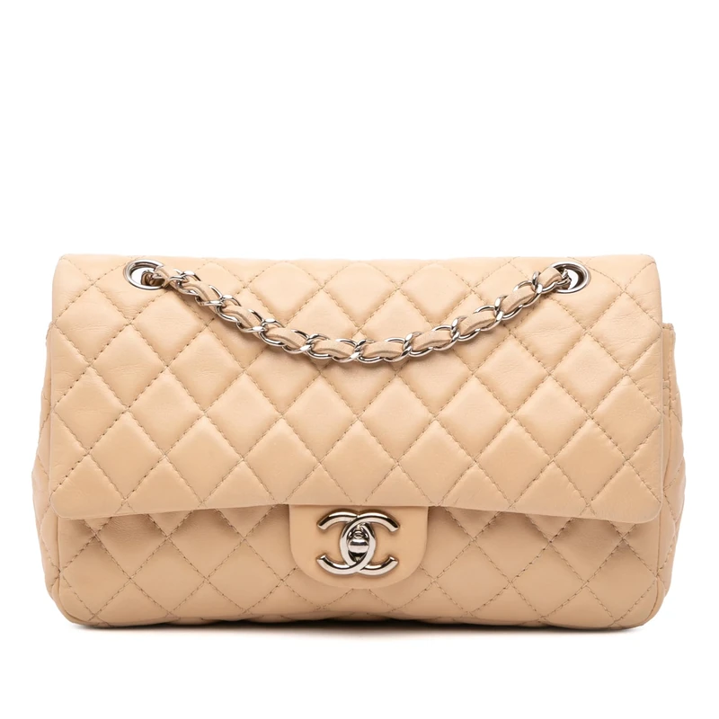 Chanel Pre-Loved Medium Classic Lambskin Double Flap