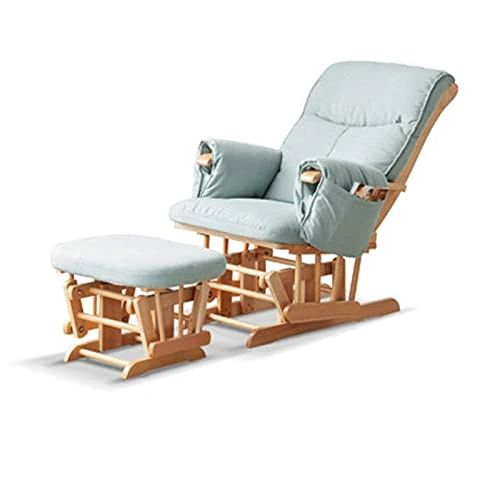 Modern Nordic Rocking Chair for Living Room Balcony or Small Apartment - Comfortable Lounge Chair for Relaxation and Napping Stylish Home Furniture