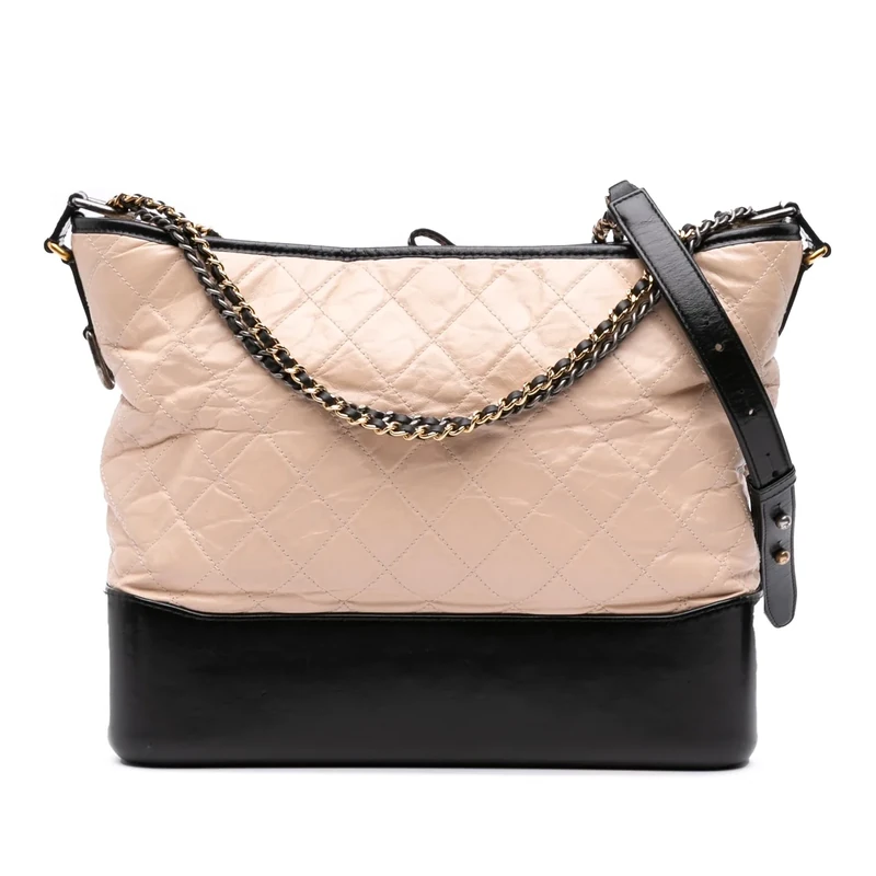 Chanel Pre-Loved Large Aged Calfskin Gabrielle Crossbody Bag