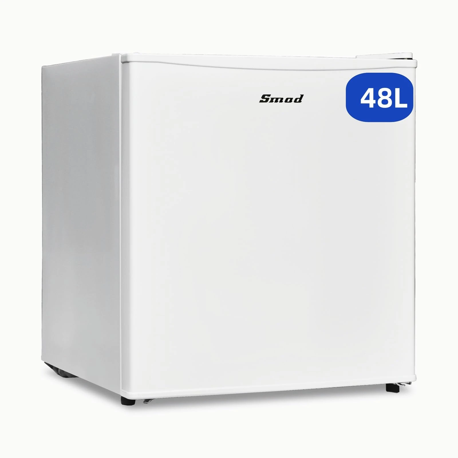 Smad Mini Fridge 48L, 0-10°C Temperature Control with 6 Adjustable Settings, 39dB Quiet Operation, Reversible Door