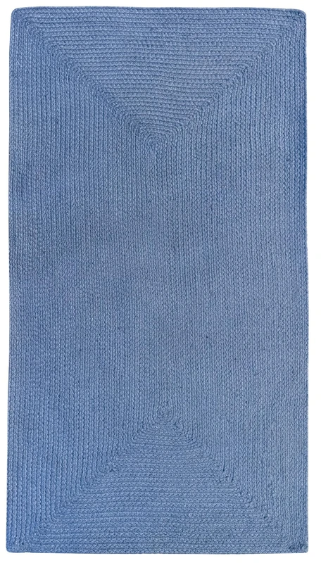 HAMID Nansa Indoor/Outdoor Recycled Pet Rug – Washable and Waterproof – Ecological and Sustainable – Ideal for Terrace, Garden or Living Room (150 x 80 cm, Blue) - Image 1