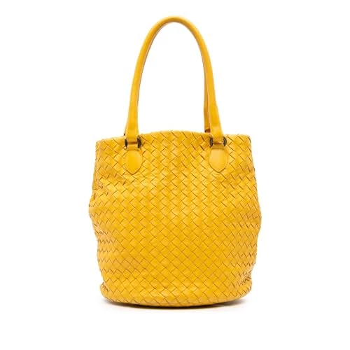 Bottega Veneta Pre-Loved Nappa Intrecciato Bucket Bag