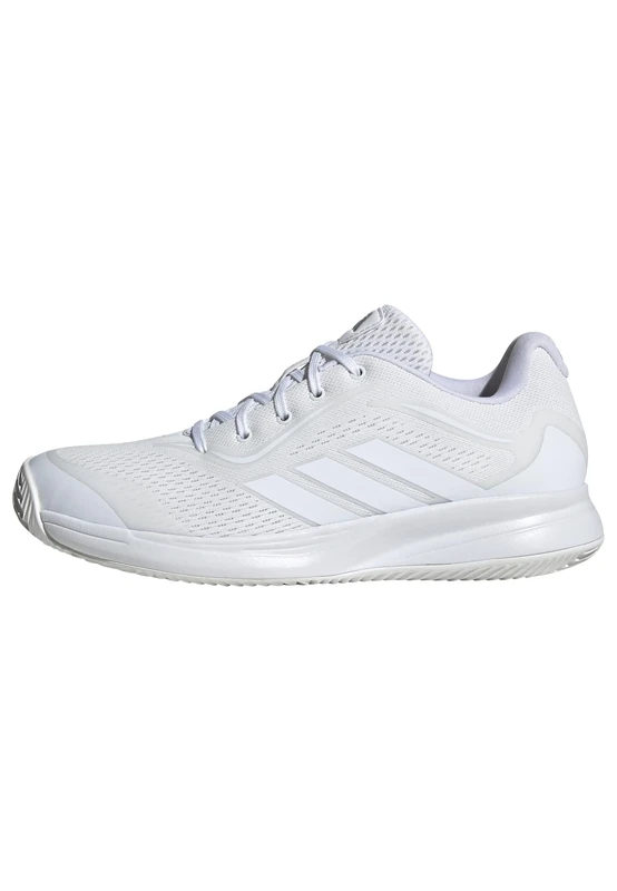 adidas Women's Avaflash 2 Tennis Shoes, FTWR White/FTWR White/Silver met., 4.5 UK