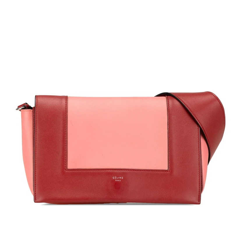 Celine Pre-Loved Leather Frame Shoulder Bag