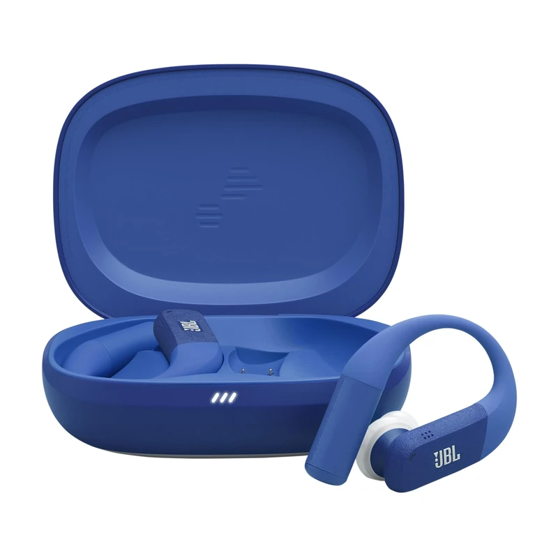 JBL Endurance Peak 4 Noise Cancelling In-Ear True Wireless Sport Earbuds with Bluetooth, 48-Hour Battery Life, TwistLock Secure Fit, IP68 Waterproof & Dustproof, JBL Pure Bass Sound, Blue