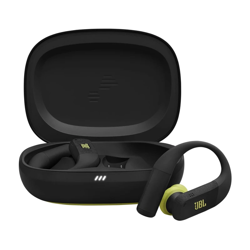 JBL Endurance Peak 4 Noise Cancelling In-Ear True Wireless Sport Earbuds with Bluetooth, 48-Hour Battery Life, TwistLock Secure Fit, IP68 Waterproof & Dustproof, JBL Pure Bass Sound, Black & Lime