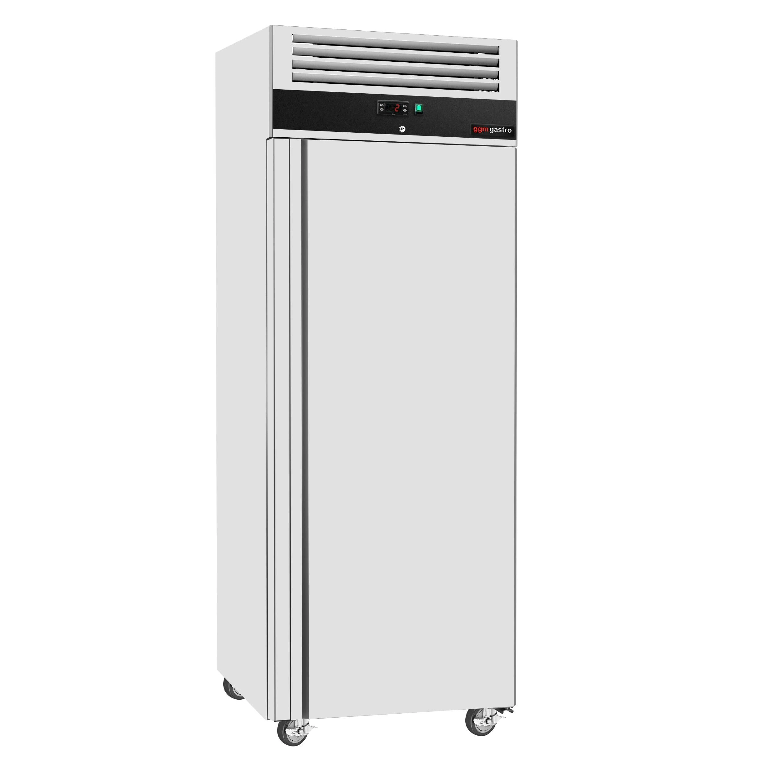 GGM Gastro Commercial Upright Fridge ECO - Stainless Steel - 440 L - Single Door - UK Plug