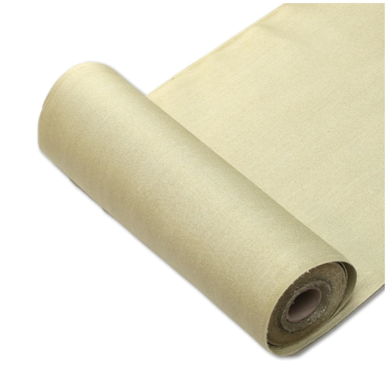 Firechief Hot Works Welding Blanket Medium Duty 25m Roll – Dual-Sided Vermiculite Fiberglass Cloth, Heat Resistant to 850°C, Fire Resistant Mat with Kevlar Stitching & Eyelets
