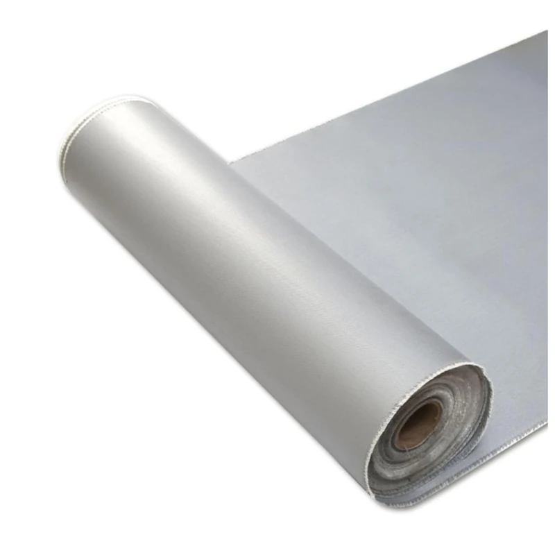 Firechief Hot Works Welding Blanket Light Duty 25m Roll – Dual-Sided Silicone Coated Fiberglass Cloth, Heat Resistant to 550°C, Fire Resistant Welding Mat with Kevlar Stitching & Eyelets