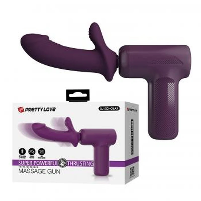 Pretty Love DJ Scholar - Massage Gun Purple 13.6 cm - Image 1