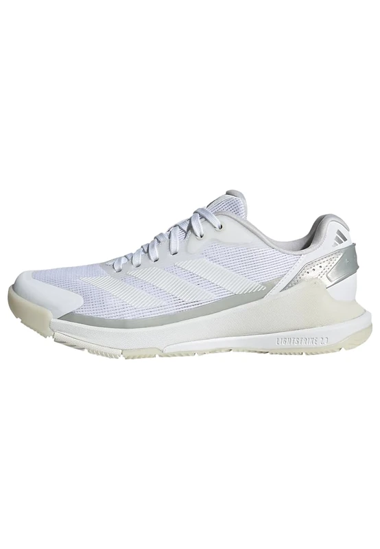 adidas Women's Crazyquick Lightstrike Padel Shoes, FTWR White/FTWR White/Zero met., 5 UK