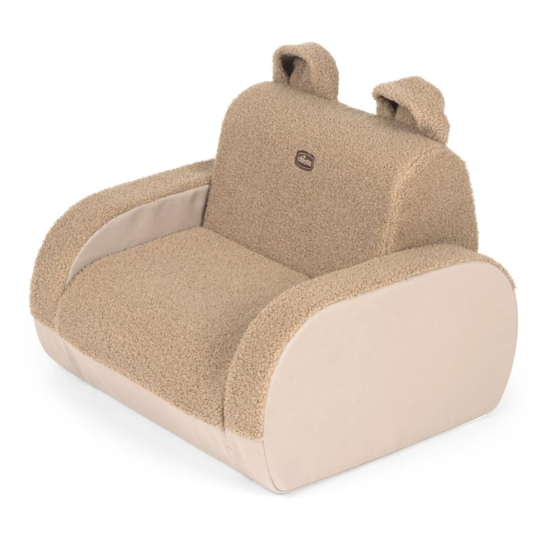 Chicco Twist Children's Armchair Transformable into a Lounger and Sofa, Children's Chair with 3 Configurations, Comfortable and Lightweight, Transforms in 1 Gesture - For Children 12+ Months