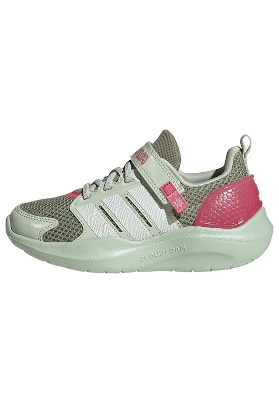 adidas Unisex Kids Lightorama Runner Children Shoes, Tent Green/core White/Linen Green, 2.5 UK