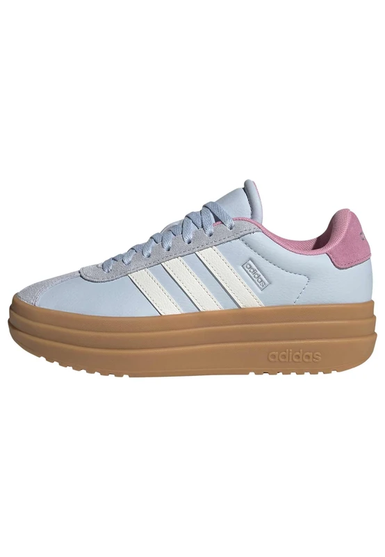 adidas Unisex Kids Vl Court Bold Junior Shoes, Crystal Sky/core White/st Tropic Bloom, 6 UK