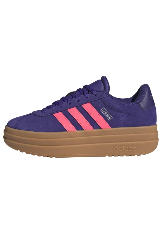 adidas Unisex Kids Vl Court Bold Junior Shoes, Pure Purple/Solar Turbo/Collegiate Purple, 5 UK