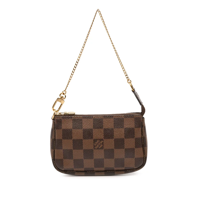 Louis Vuitton Pre-Loved Damier Ebene Mini Pochette Accessoires Handbag