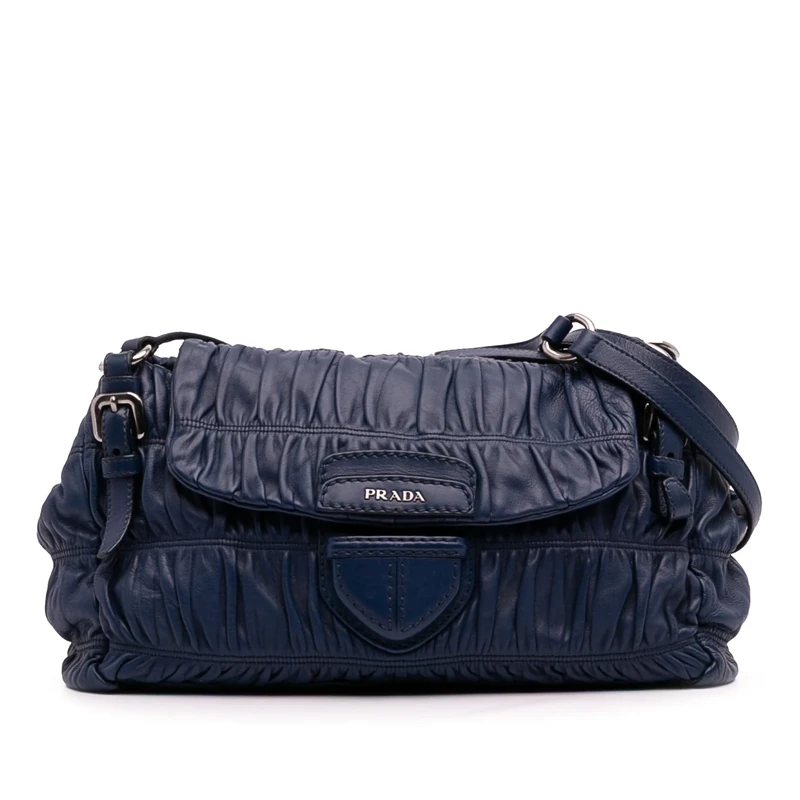 Prada Pre-Loved Nappa Gaufre Shoulder Bag