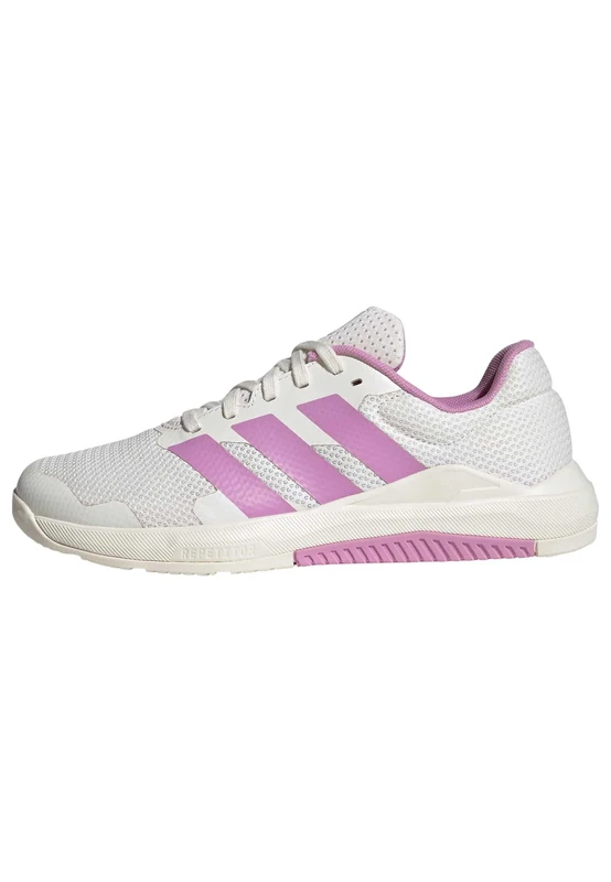 adidas Women's Dropset Base Training Shoes, Chalk White/St Tropic Bloom/St Tropic Bloom, 10.5 UK