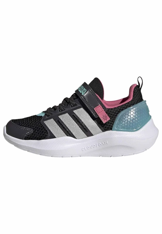 adidas Unisex Kids Lightorama Runner Children Shoes, core Black/Silver met./Aurora Black, 2 UK