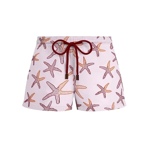 Vilebrequin, Swim Shorts Embroidered Starlettes, S, Petal