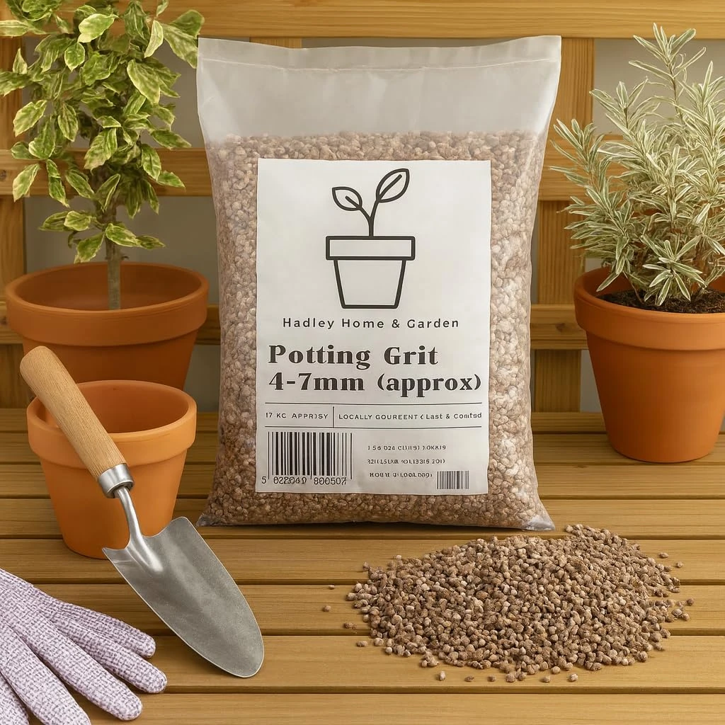 Hadley Home & Garden Potting Grit, Clean Graded, 4-7mm, Locally Sourced, 10 Kg Bag