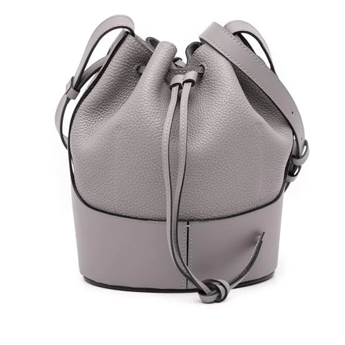 LOEWE Pre-Loved Medium Leather Balloon Bucket Bag