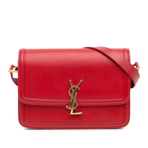 Yves Saint Laurent Pre-Loved Medium Calfskin Solferino Satchel In Box Crossbody Bag