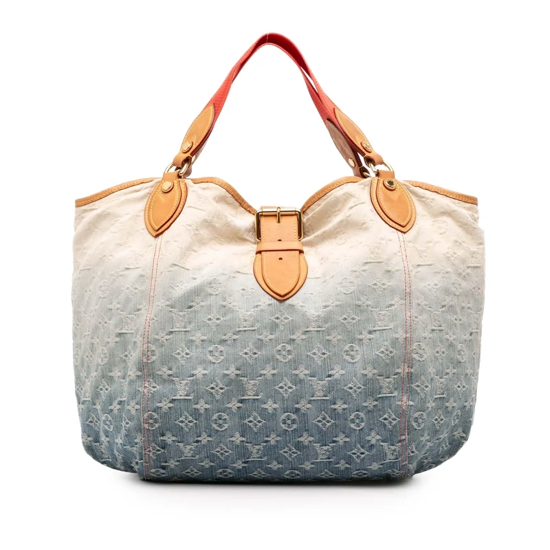 Louis Vuitton Pre-Loved Monogram Denim Sunbeam Tote Bag